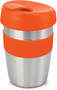 Orange Reusable Coffee Cup  + Silicone Band