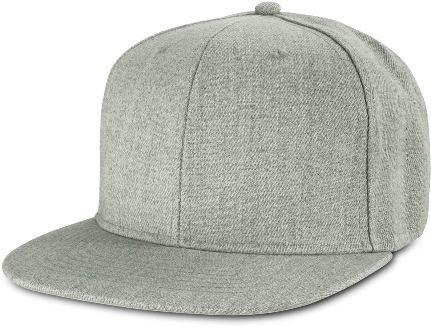 Light Grey Cougar Flat Peak Cap