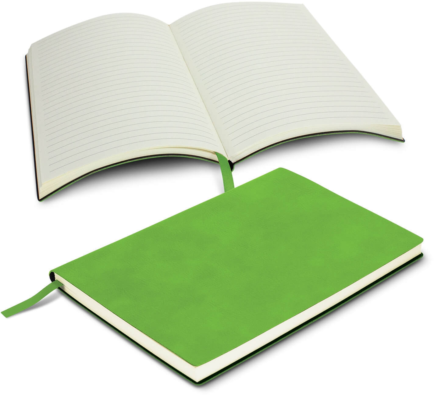 Bright Green Soft Cover Notebook