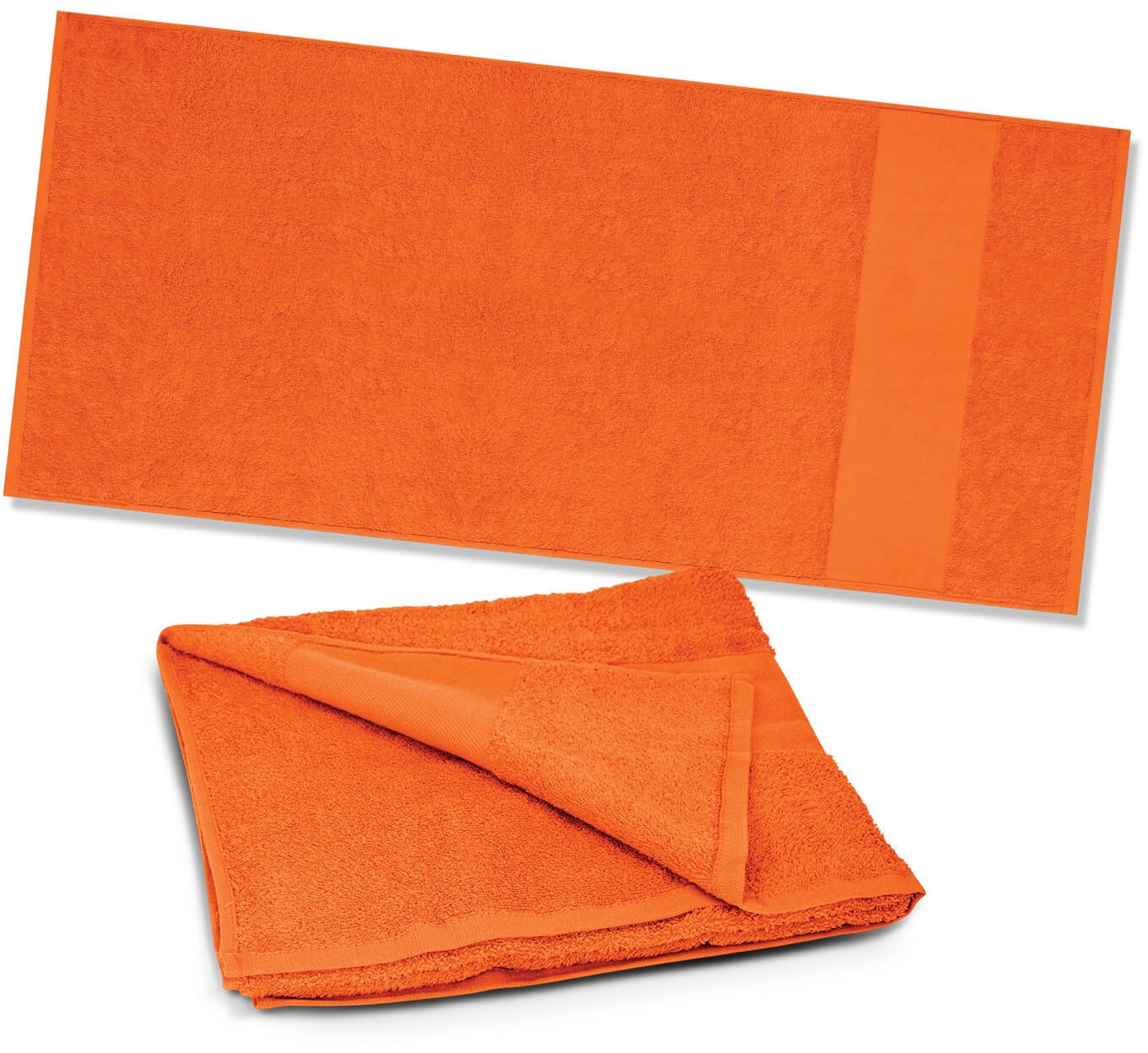 Orange Dune Beach Towel