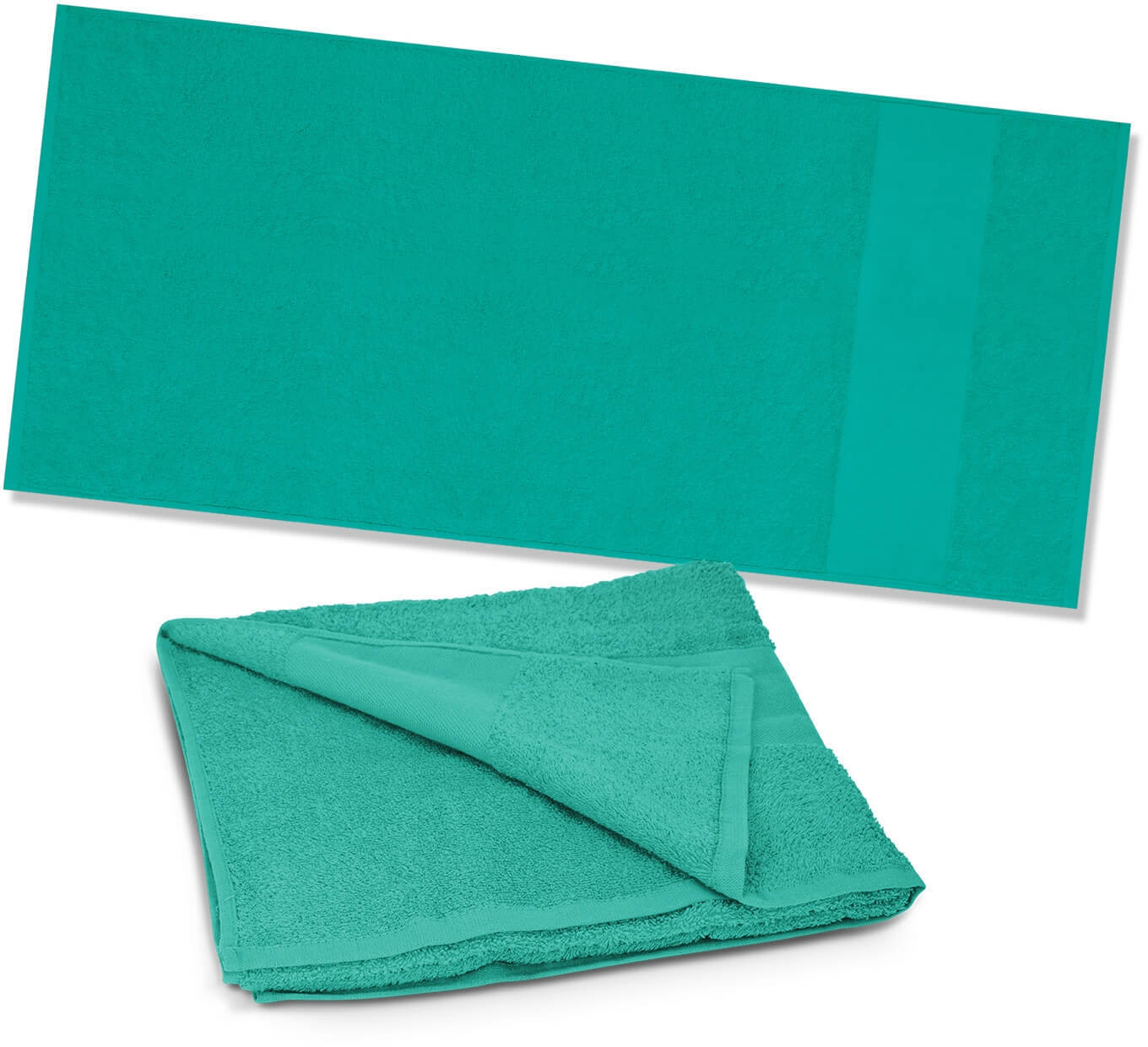 Teal Dune Beach Towel