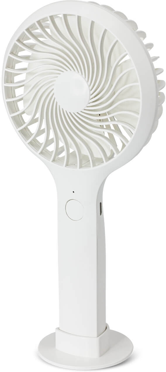 White Gyro Rechargeable Fan