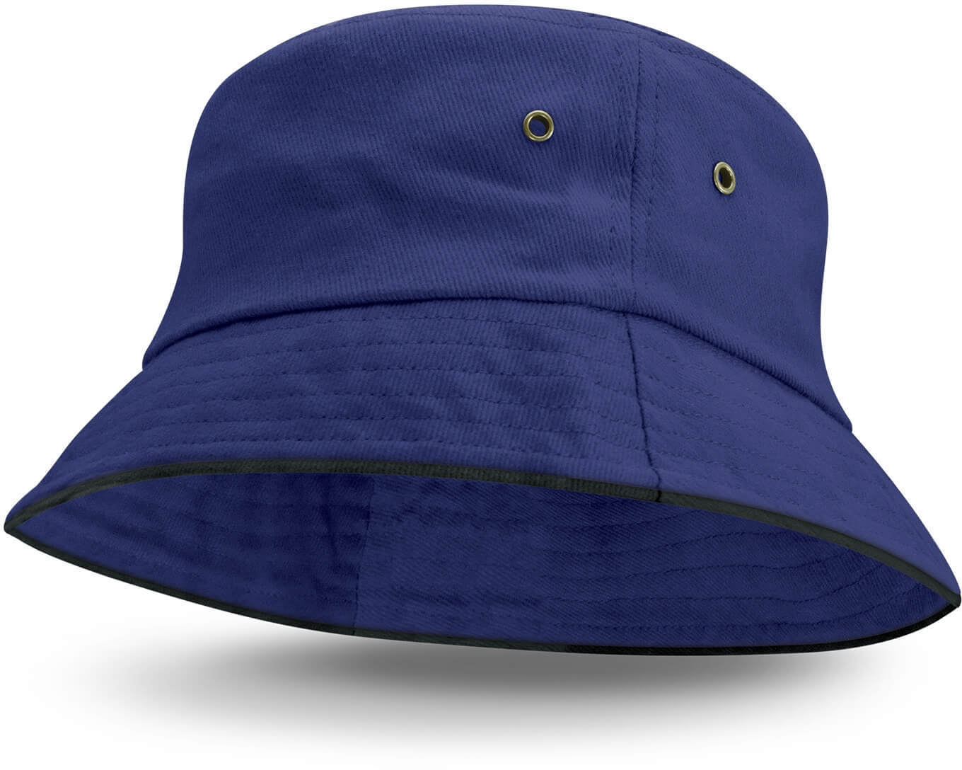 Royal Blue Bondi Premium Bucket Hat - Black Sandwich Trim