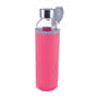 Pink Caprice 570 ml Glass Drink Bottle with Neoprene Sleeve