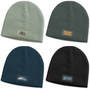 Nebraska Cable Knit Beanie with Patch