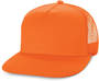 Orange Impala Flat Peak Mesh Cap