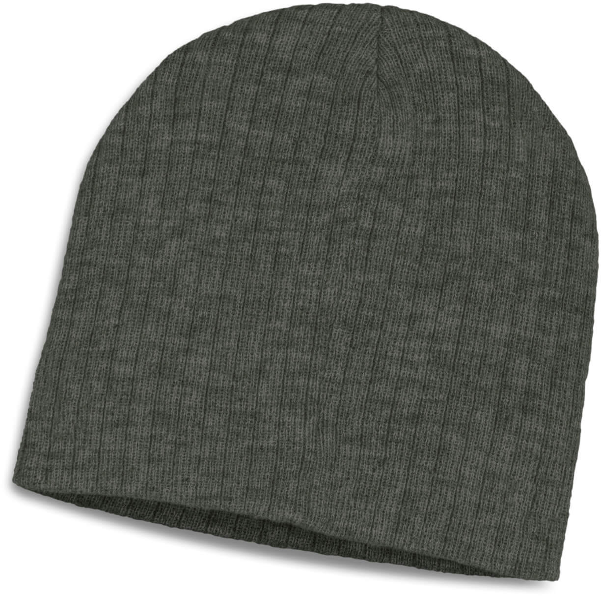 Charcoal Nebraska Heather Cable Knit Beanie