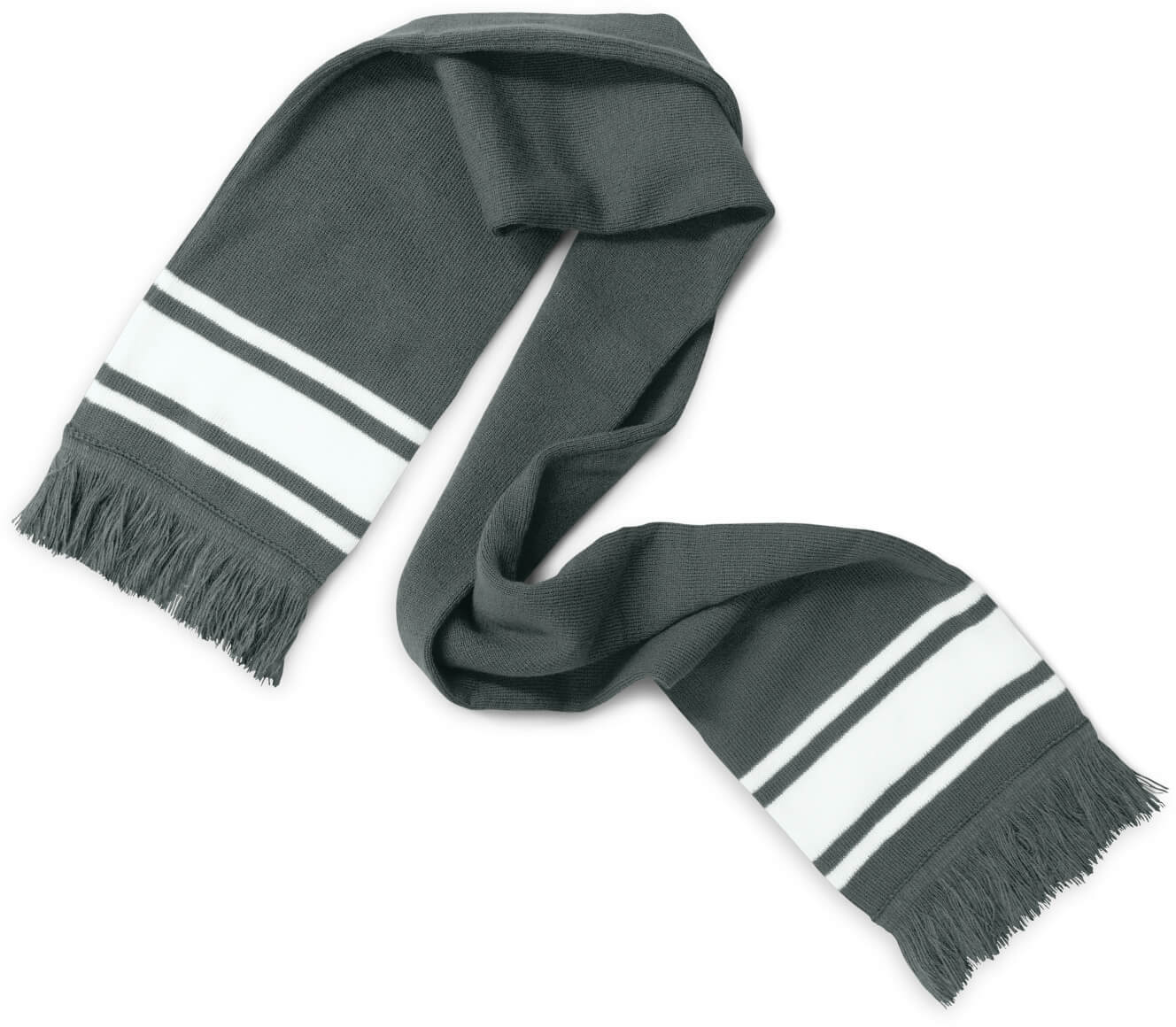 Dark Grey Commodore Scarf