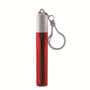 White/Red Reveo Retractable Metal Straw