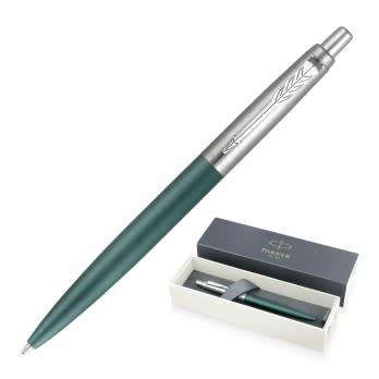 Parker XL Large Jotter Ballpoint Pen - Matte Green - Personalise Eco Gift  Box