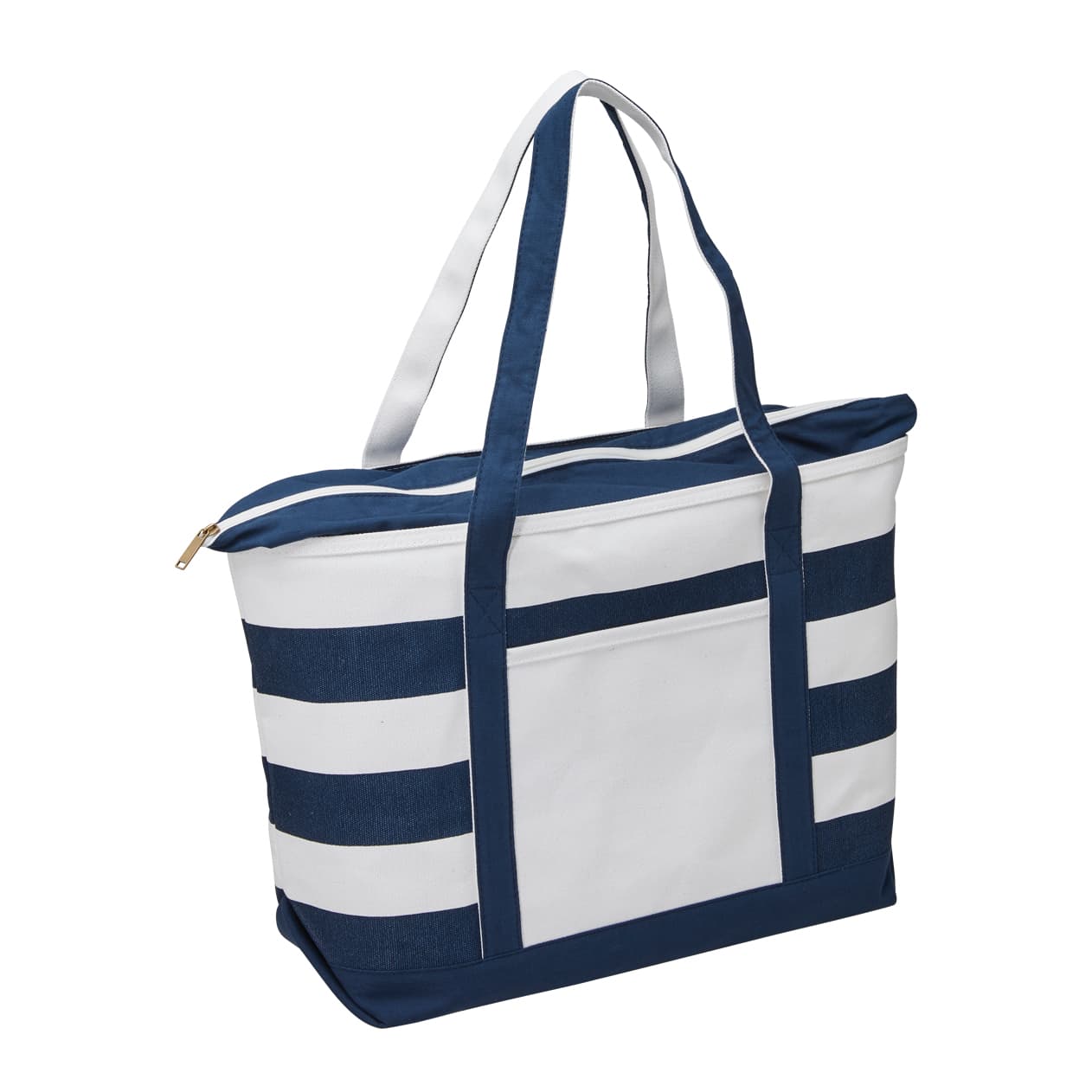 Natural/Navy Premium Boat Tote