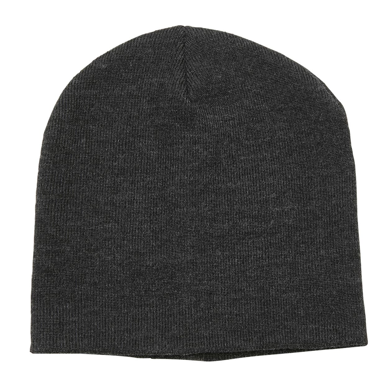 Black Heather Heather Skull Beanie