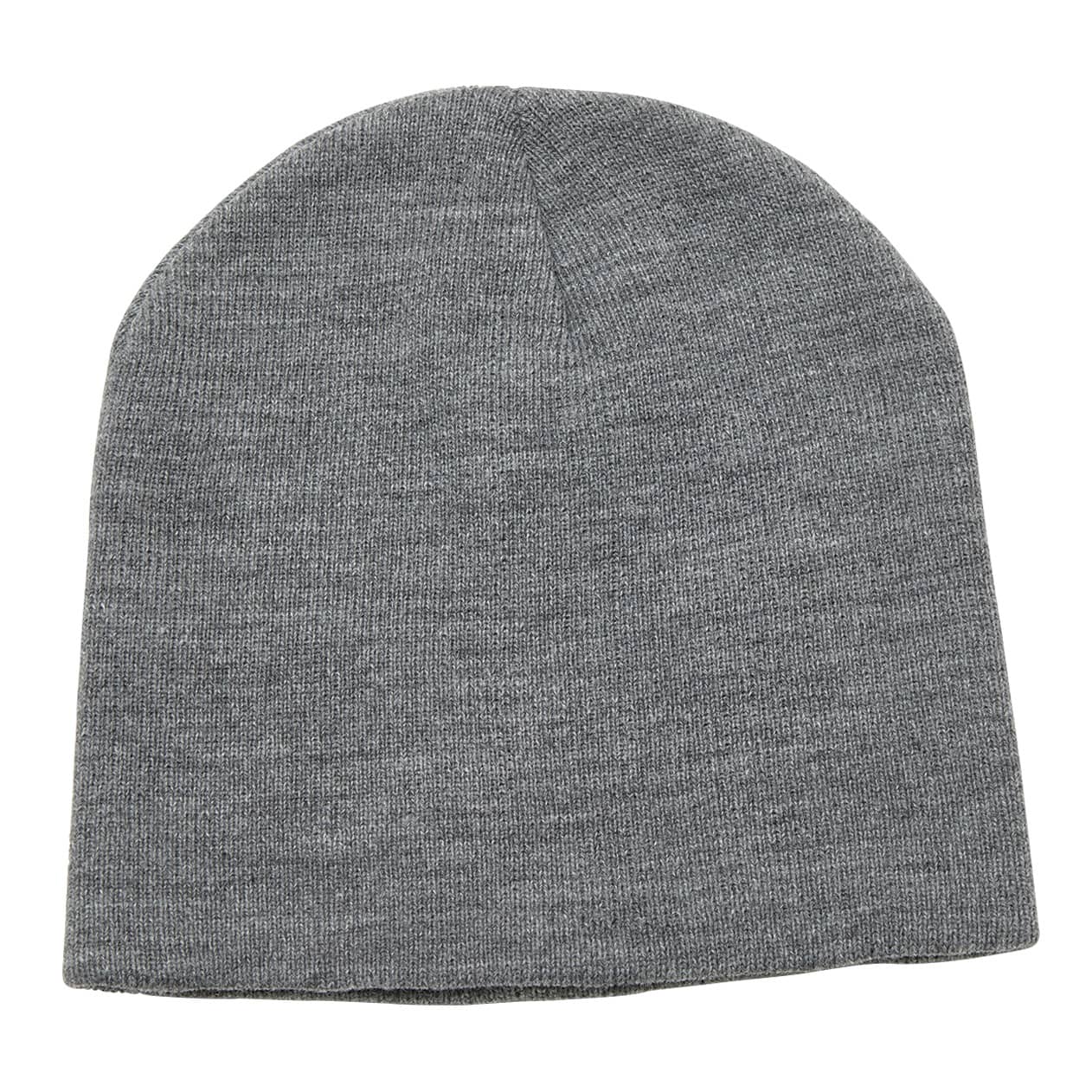 Grey Heather Heather Skull Beanie