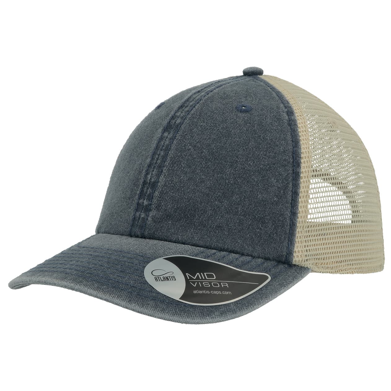 Navy/Stone Case Trucker