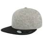 Grey Heather/Black Boost Flat Peak Cap