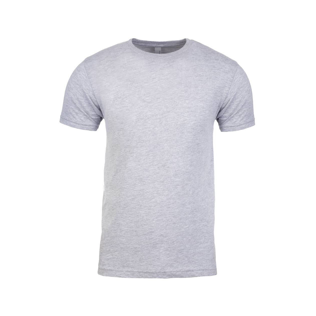 Heather Grey Next Level Cotton Crew T-shirt