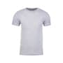 Heather Grey Next Level Cotton Crew T-shirt