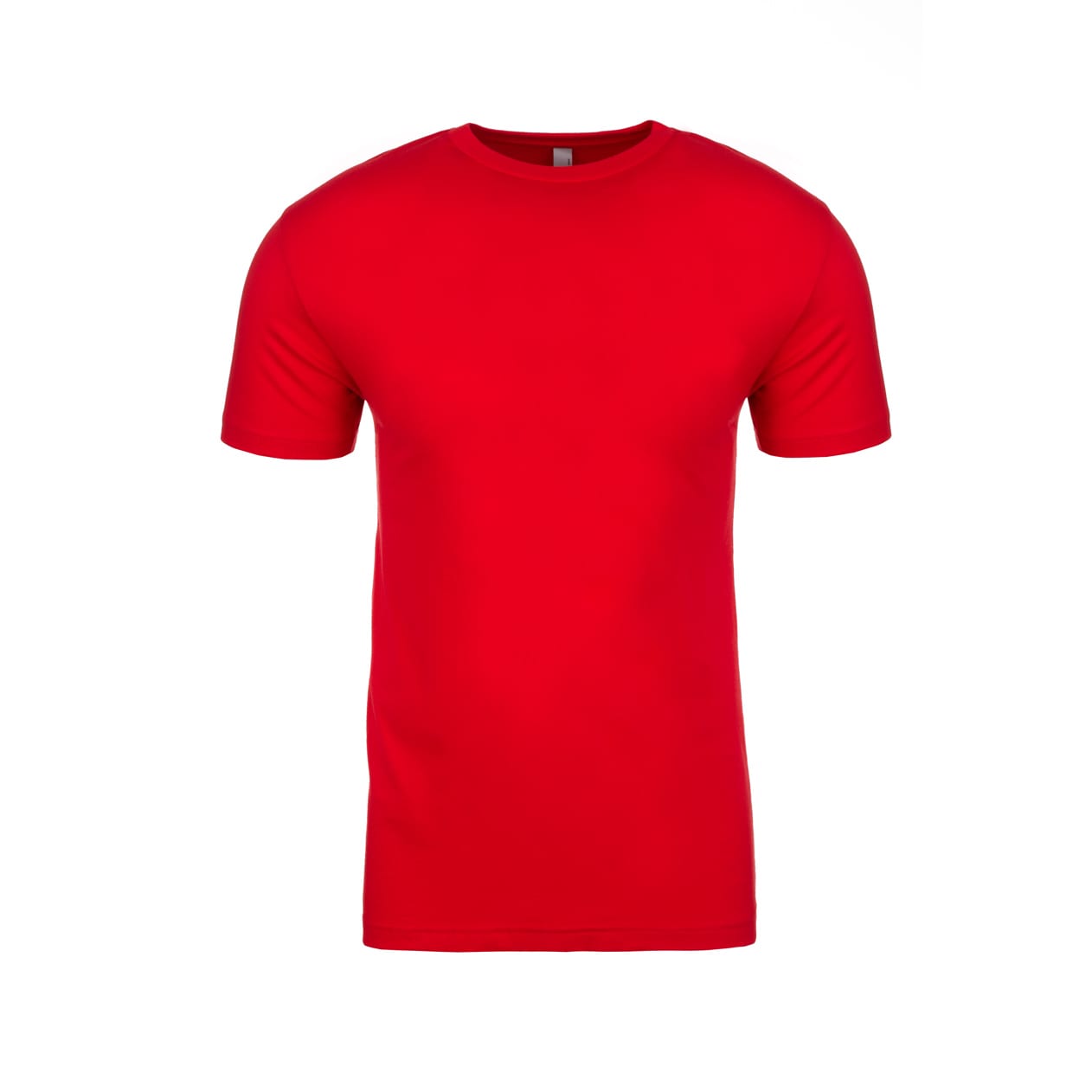 Red Next Level Cotton Crew T-shirt