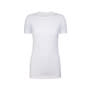 White Next Level Women's CVC Crew T-shirt