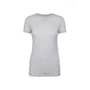 Heather White Women's Tri-Blend Crew