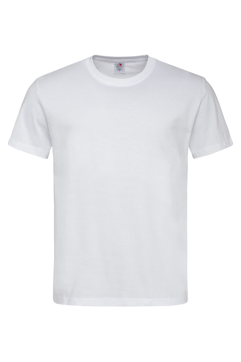 White Adult Cotton T-Shirt