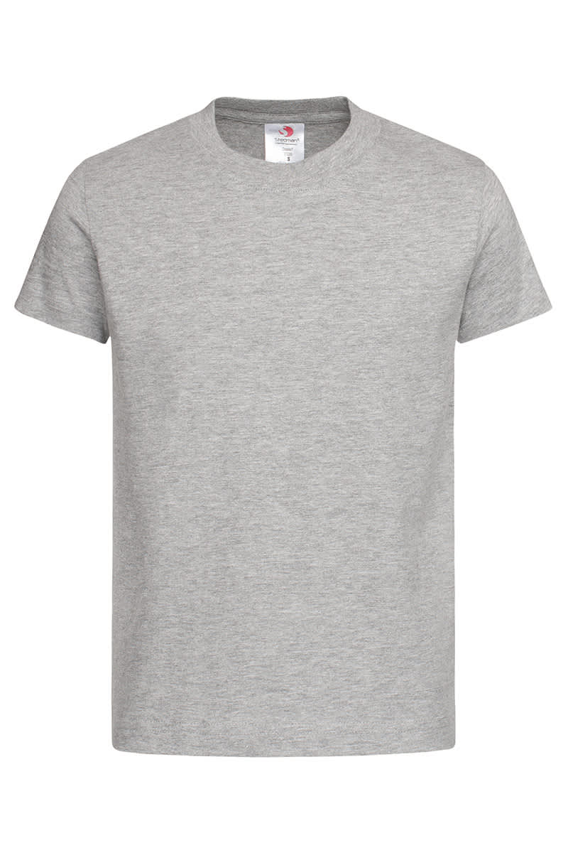 Grey Heather Junior Classic Cotton T