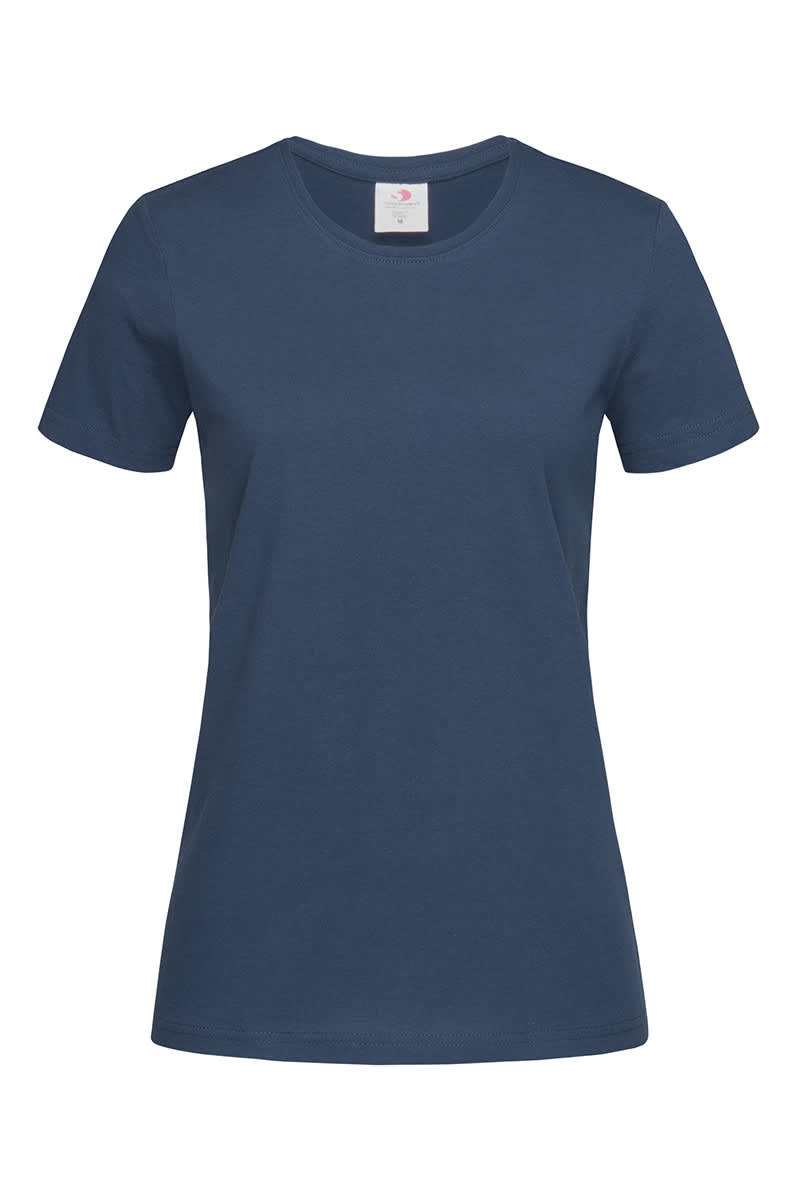 Navy Women's Classic Cotton T