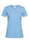 Light Blue Women's Classic Cotton T