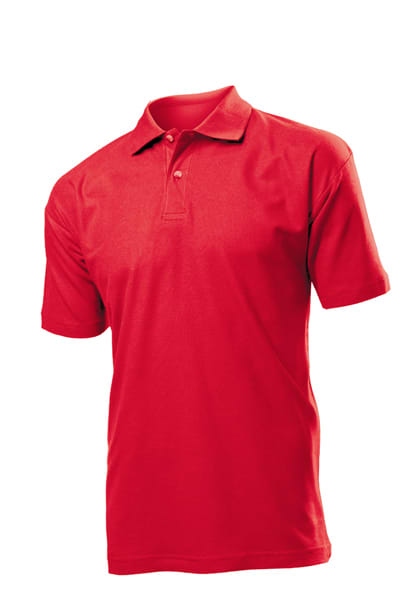 Scarlet Red Men's Heavyweight Polo