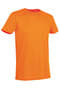 Cyber Orange Men's Active Sports Tee