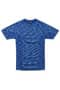 King Blue Melange Men's Active Seamless Raglan