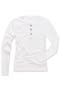 White Women's Henley Long Sleeve