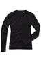 Black Opal Women's Henley Long Sleeve