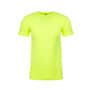 Neon Yellow Next Level Men's CVC Crew T-Shirt