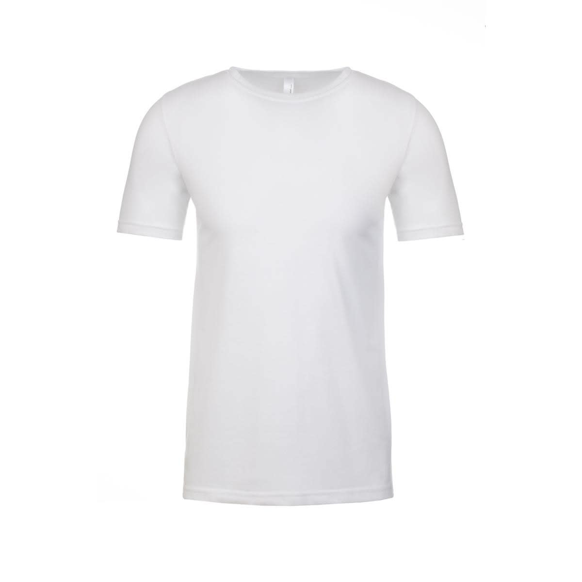 White Next Level Men's CVC Crew T-Shirt