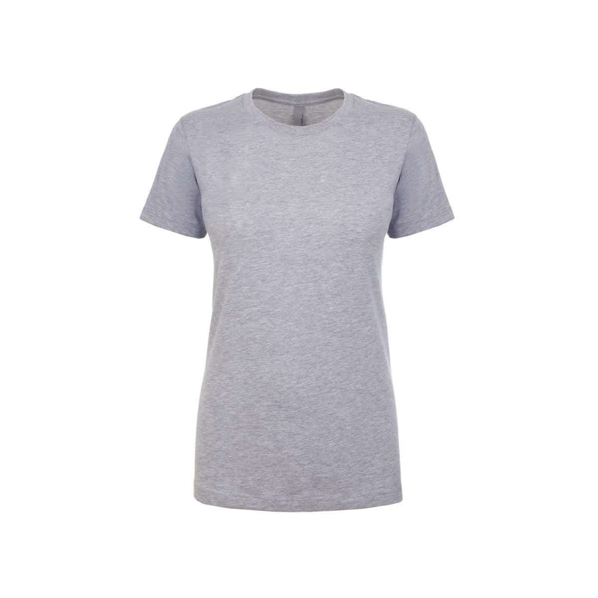 Heather Grey Next Level Women's Boyfriend T-Shirt