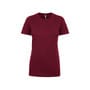 Maroon Next Level Women's Boyfriend T-Shirt