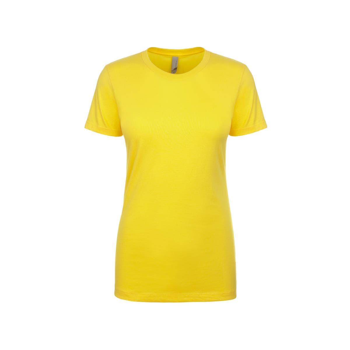 Vibrant Yellow Next Level Women's Boyfriend T-Shirt