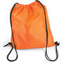 Orange Presto Drawstring Bag with Pocket