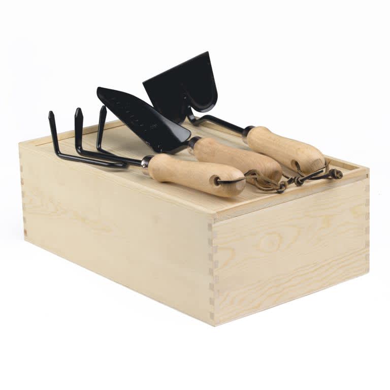 Wood Dig It Garden Box Tool Set