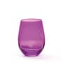 Purple Retro Wine Glass Set