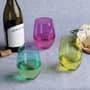 Retro Wine Glass Set