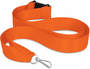 Orange Ribbon Lanyard