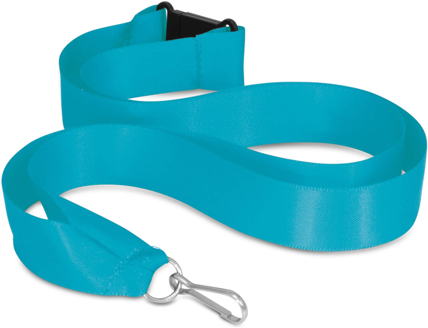 Light Blue Ribbon Lanyard