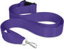 Purple Ribbon Lanyard