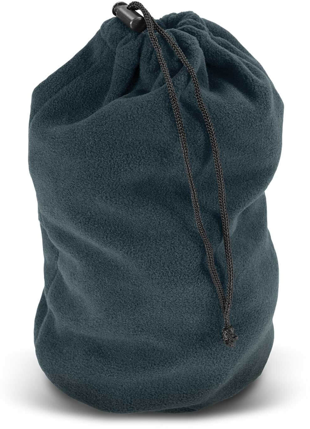 Navy Polar Fleece Drawstring Bag