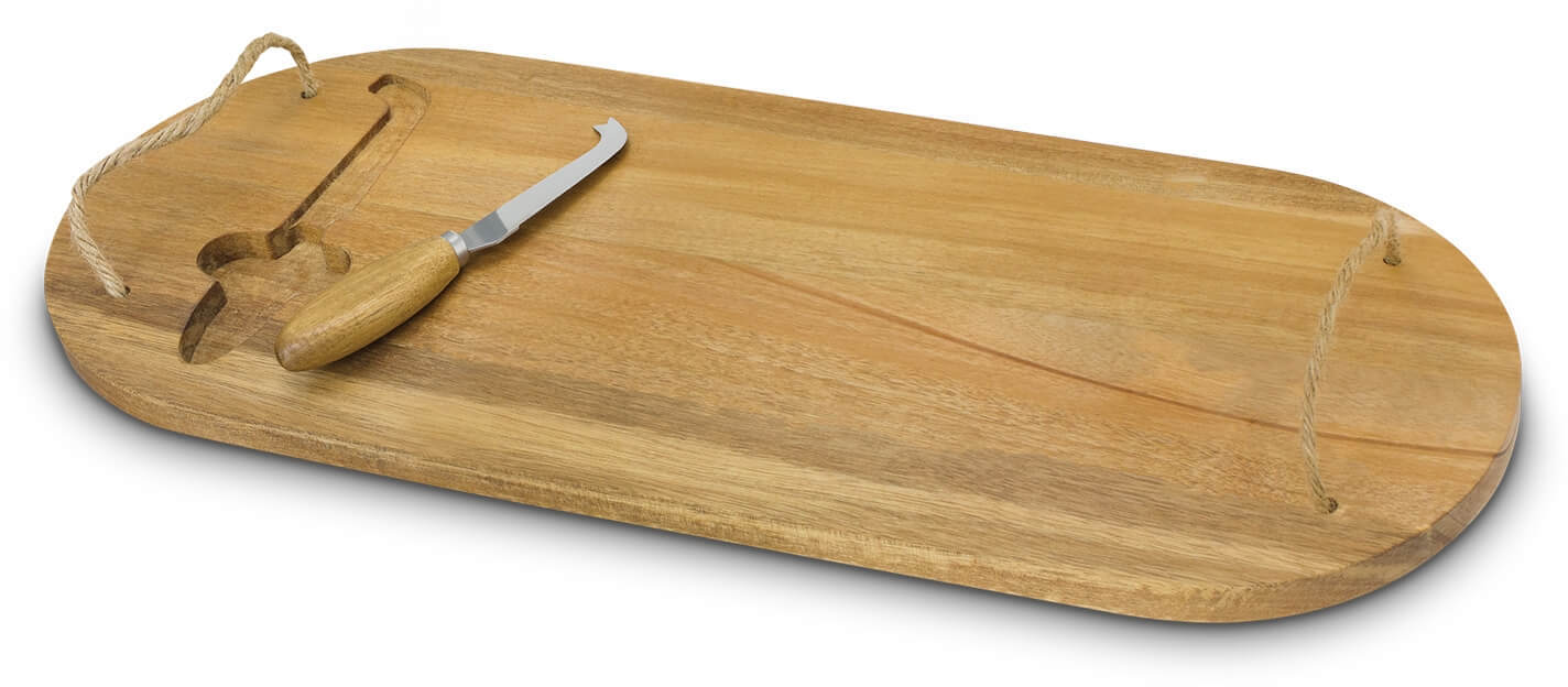 Board: Natural Rustic Acacia Cheese Board