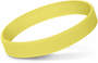 Yellow Silicone Wrist Band - Glow in the Dark