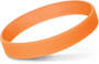 Orange Silicone Wrist Band - Glow in the Dark