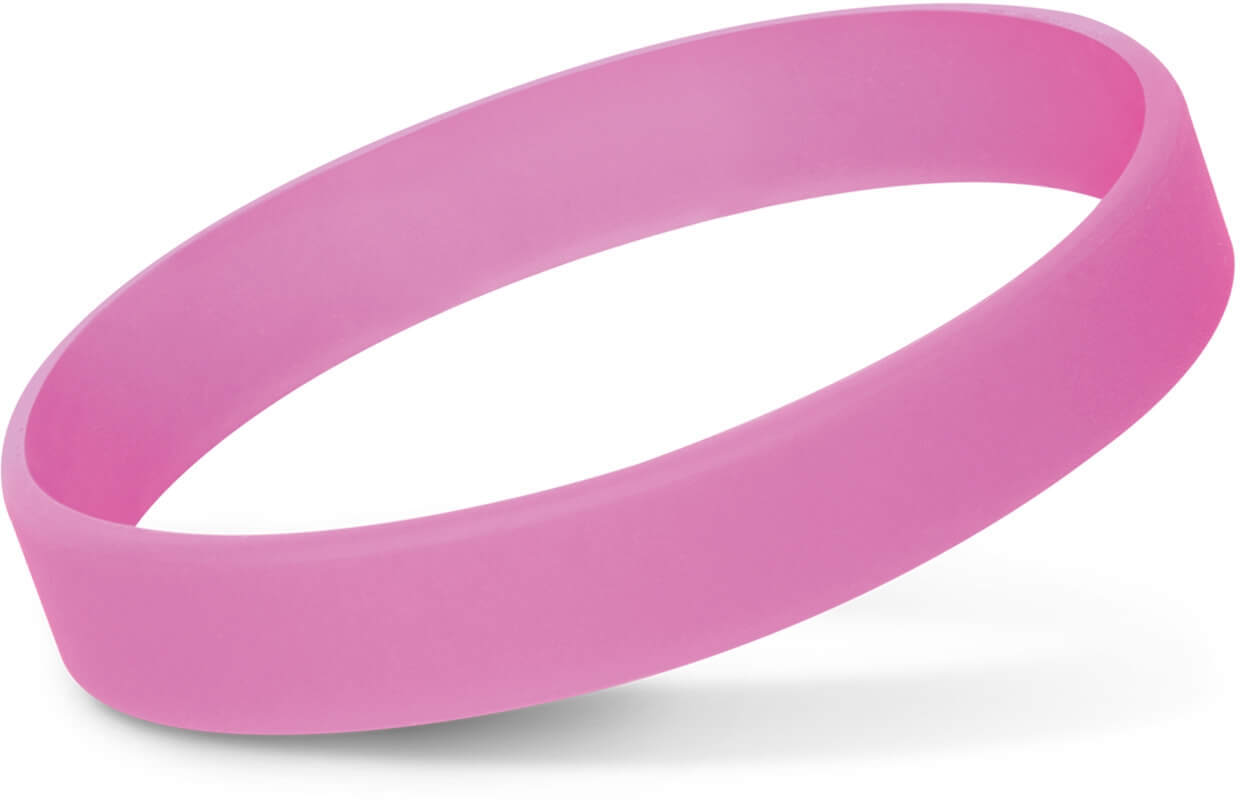 Purple Silicone Wrist Band - Glow in the Dark